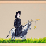 Das Versprechen, Acryl auf Leinwand, Petronilla