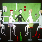Fine Time, Acryl auf Leinwand, Petronilla